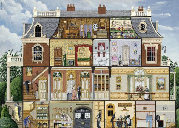 Upstairs Downstairs 1000 Piece Puzzle