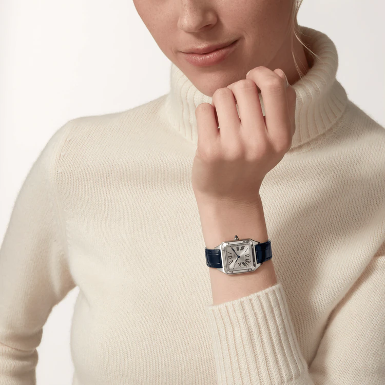 SANTOS-DUMONT Blue Strap 38mm