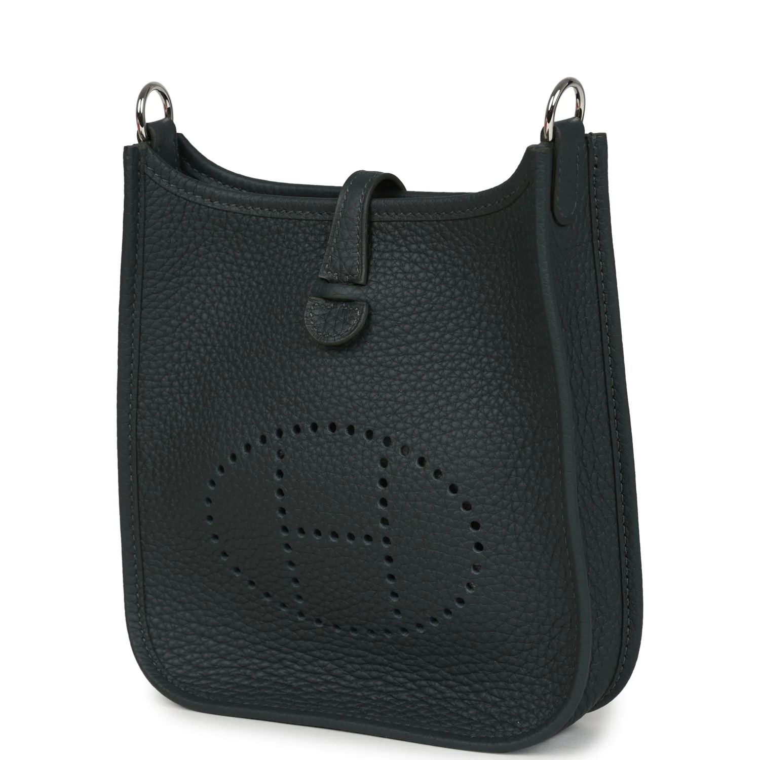 Hermes Evelyne TPM Vert Mangrove Clemence Palladium Hardware