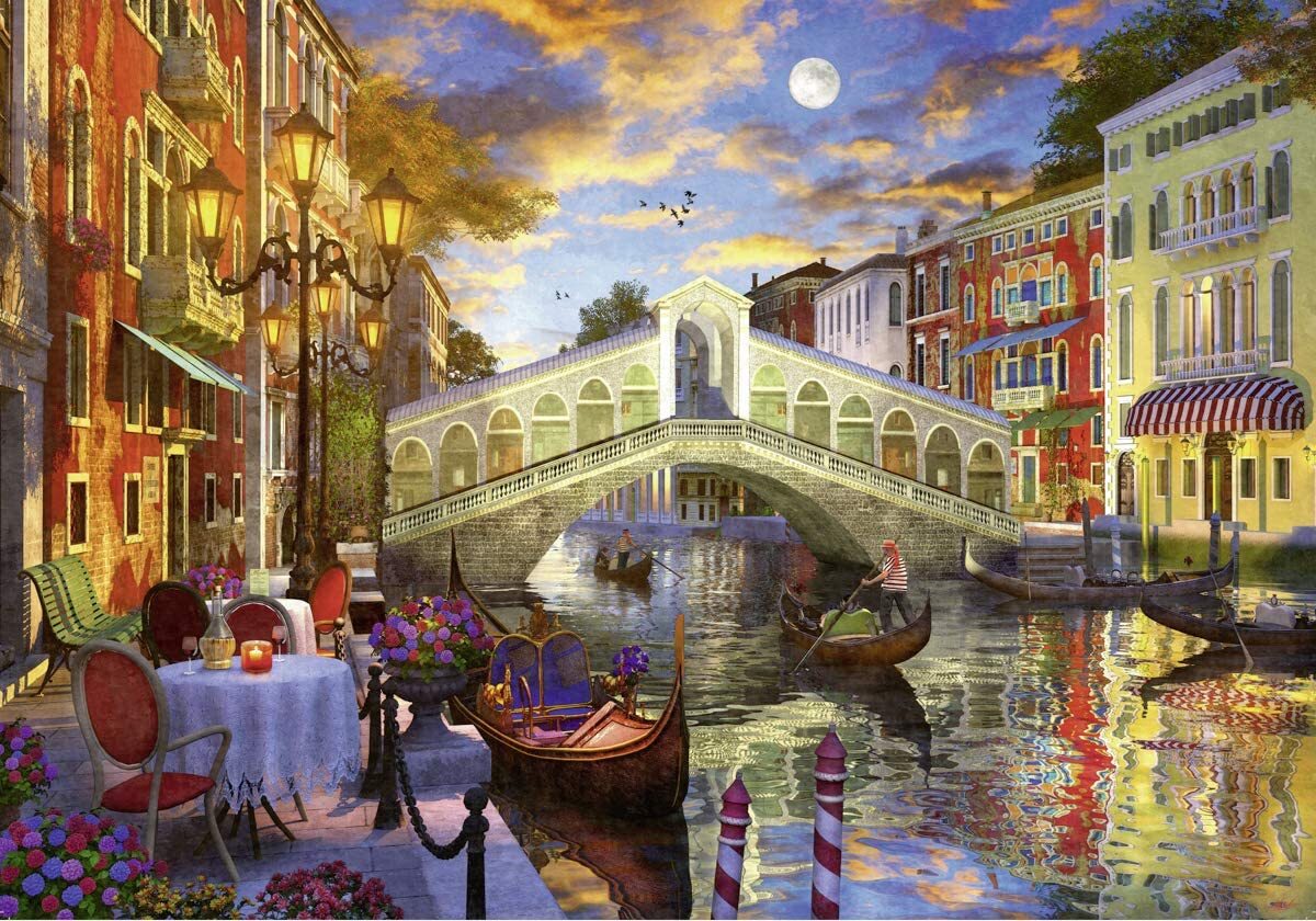 Sunset Over Rialto 1000 Piece Puzzle
