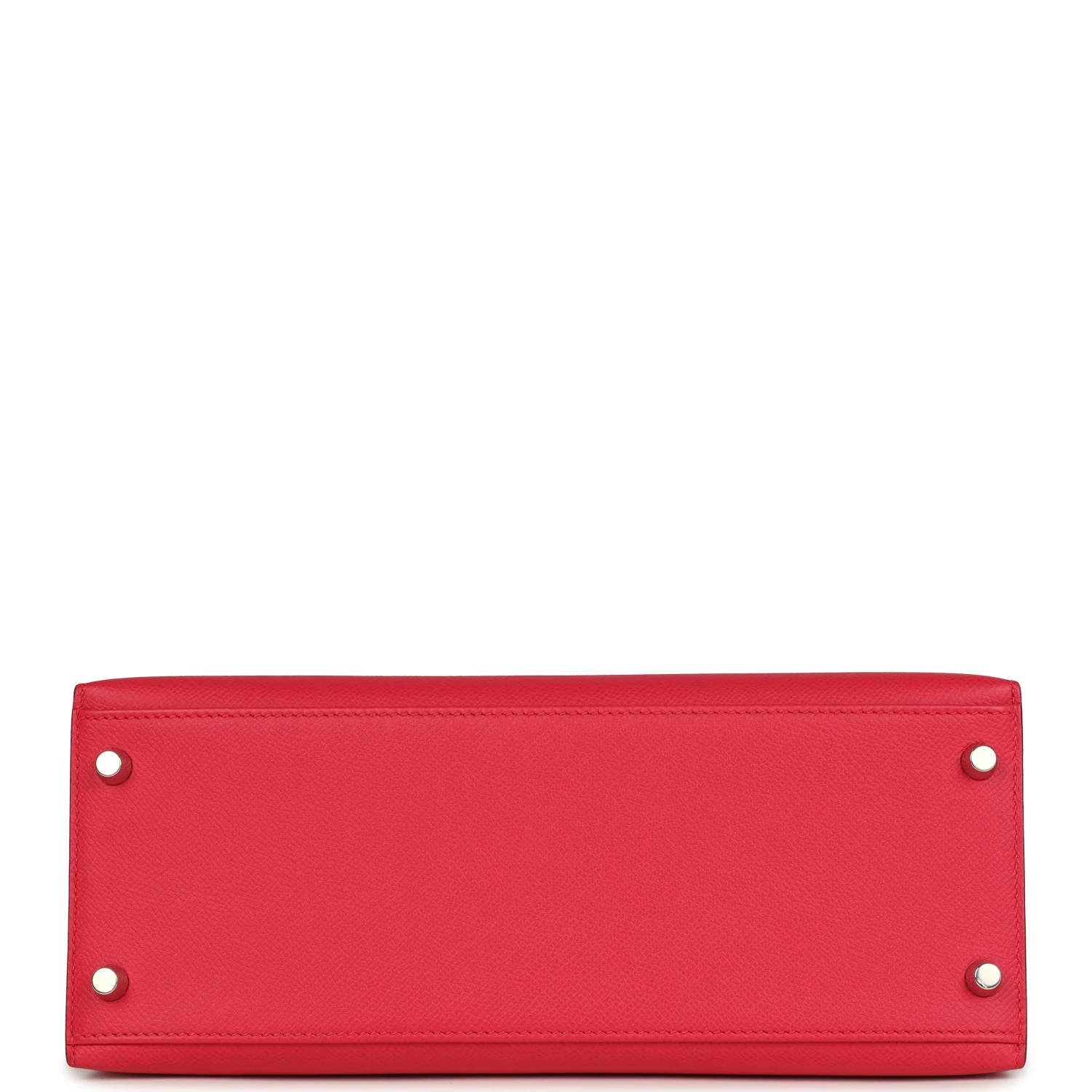 Hermes Kelly Sellier 28 Rose Extreme Epsom Palladium Hardware