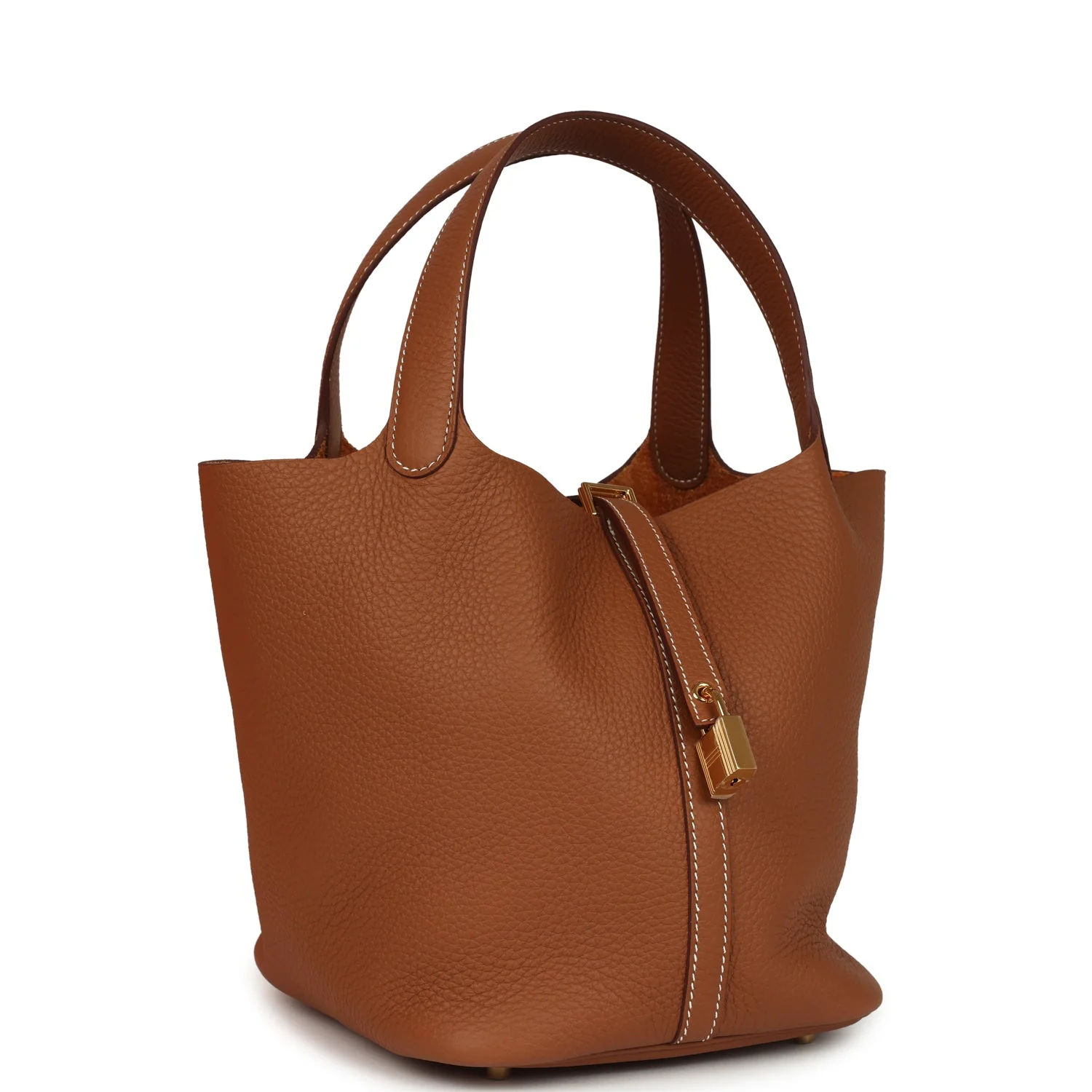 Hermes Picotin Lock 22 Gold Clemence Gold Hardware