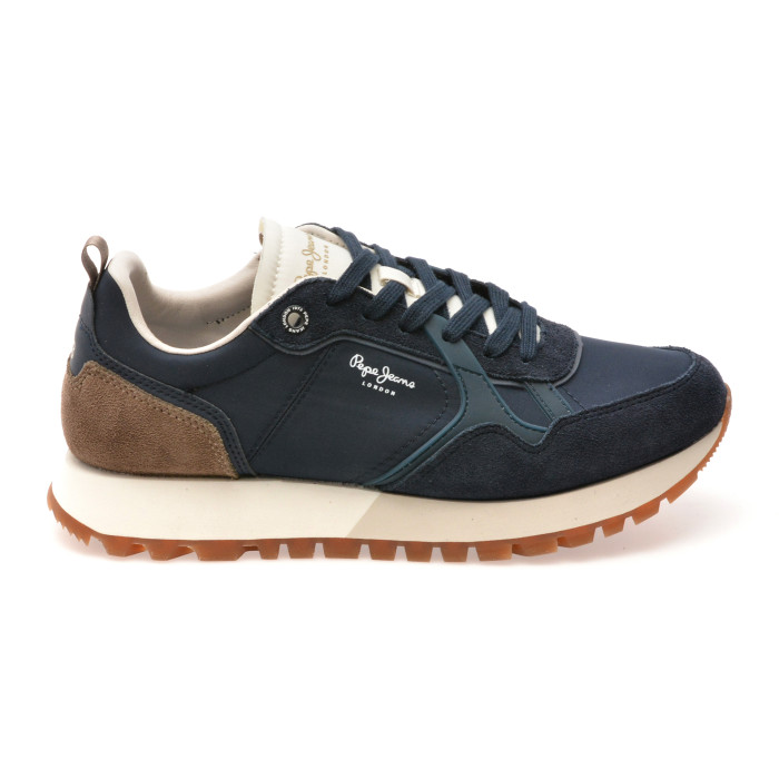 Pantofi sport PEPE JEANS bleumarin, MS40006, din material textil