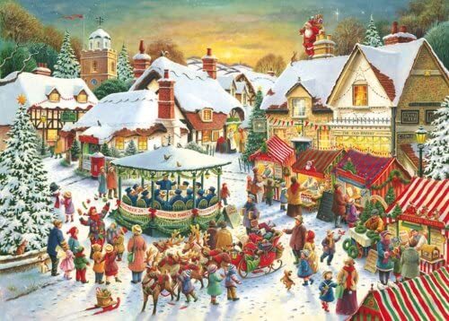 Limited Edition The Christmas Market 1000 Piece Puzzle
