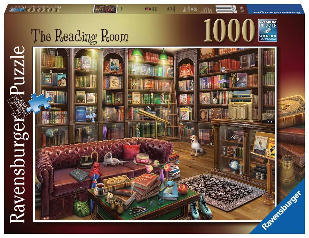 The Reading Room 1000 Piece Puzzle