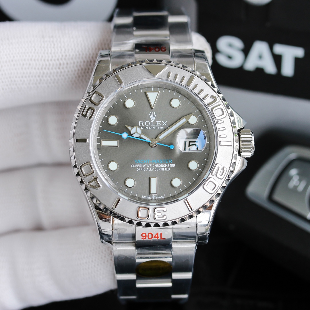Rolex Yacht-Master 116622 Stainless Steel Grey Dial 40mm Mens Replica Watch