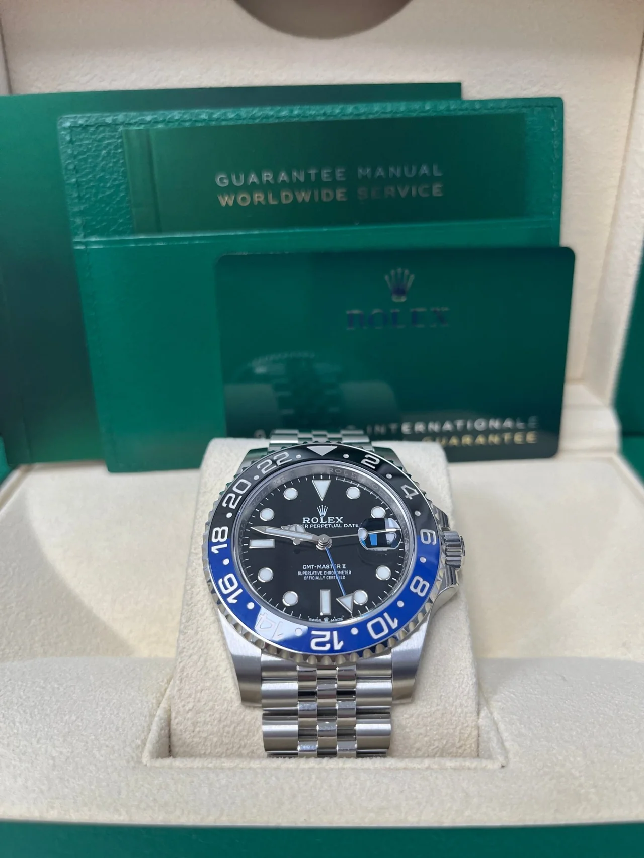 Rolex GMT-Master II 126710BLNR Black Dial Batman Bezel 40MM Mens Replica Watch