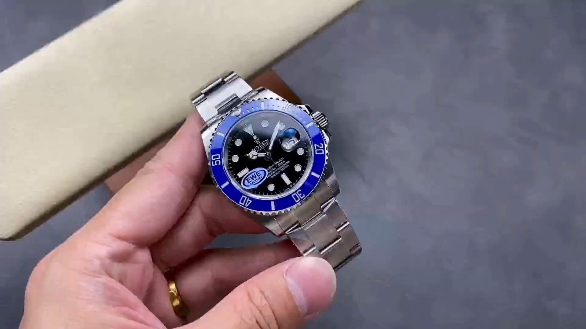 Rolex Submariner 126619LB 0003 Blue Ceramic Bezel Black Dial 41mm Mens Replica Watch