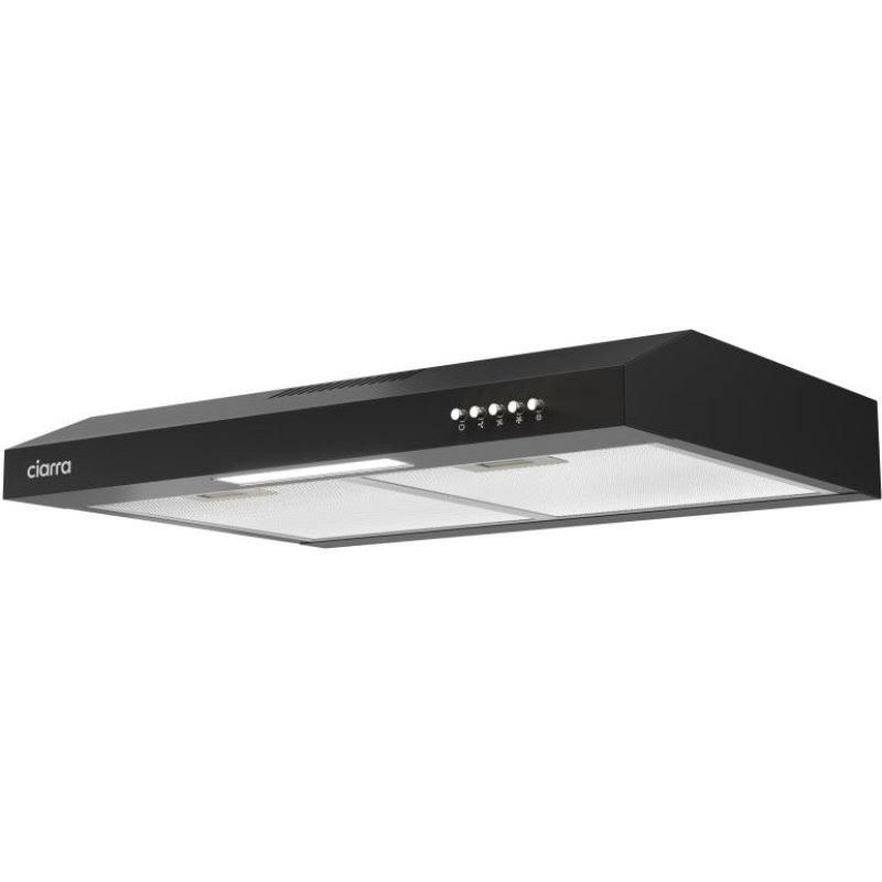 Cappa aspirante a ricircolo decorativa Ciarra AW6903DB 60 cm A+ nera