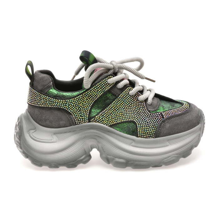 Pantofi sport GRYXX gri, 8585, din piele ecologica