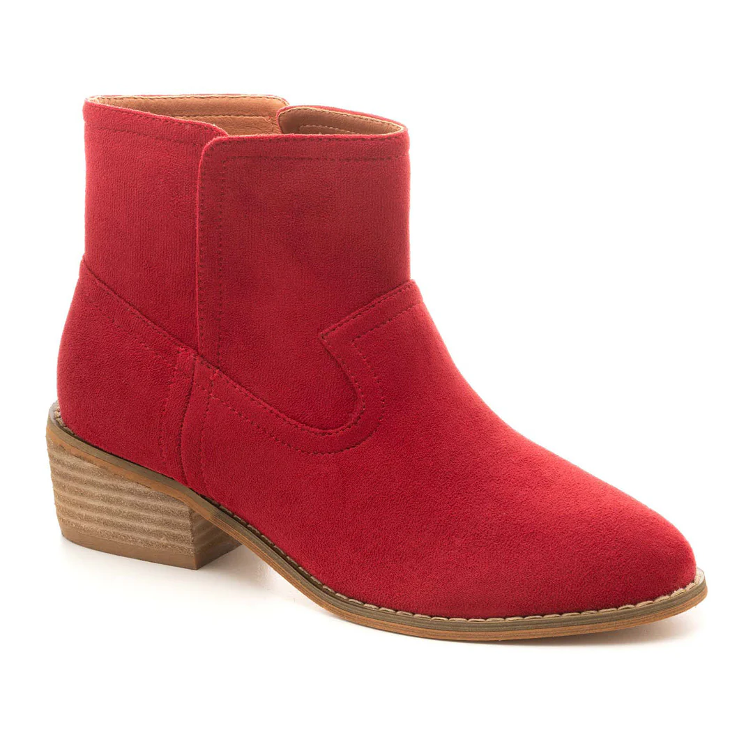 Salem Bootie 鈥?Red