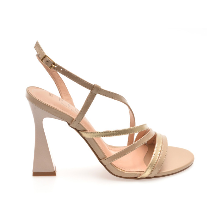 Sandale elegante EPICA nude, 1007835, din piele naturala
