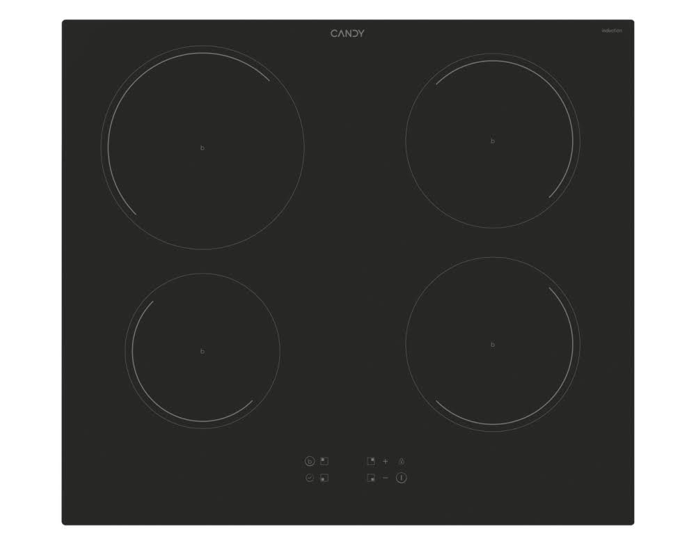 Candy CI642CTT/E1 Piano Cottura a induzione 4 Fornelli 60 cm Nero