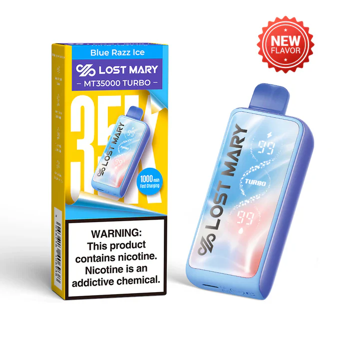 Blue Razz Ice+ Lost Mary MT35K Turbo