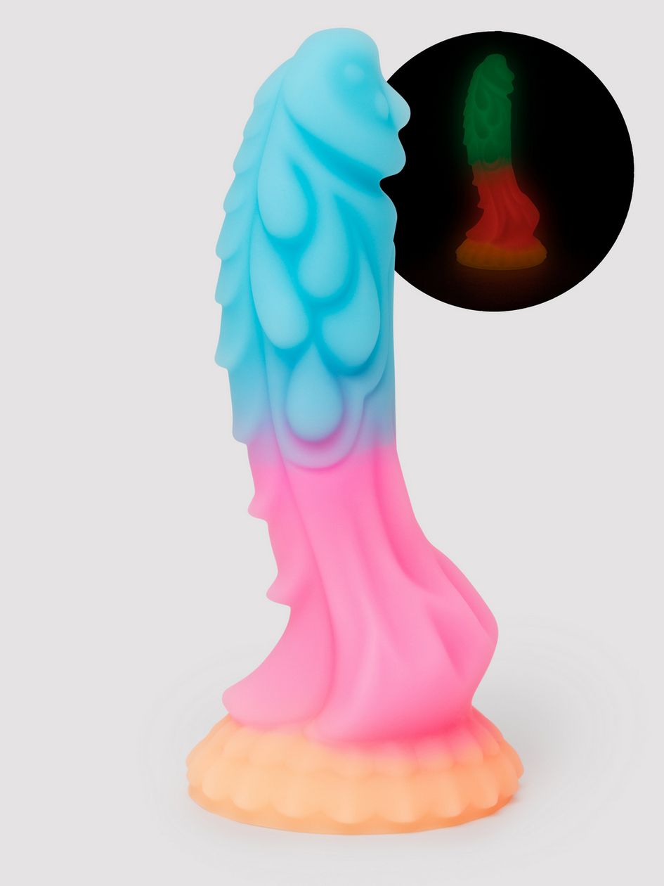 Lovehoney Glow Fantasy Dragon Glow In The Dark Dildo 7 Inch
