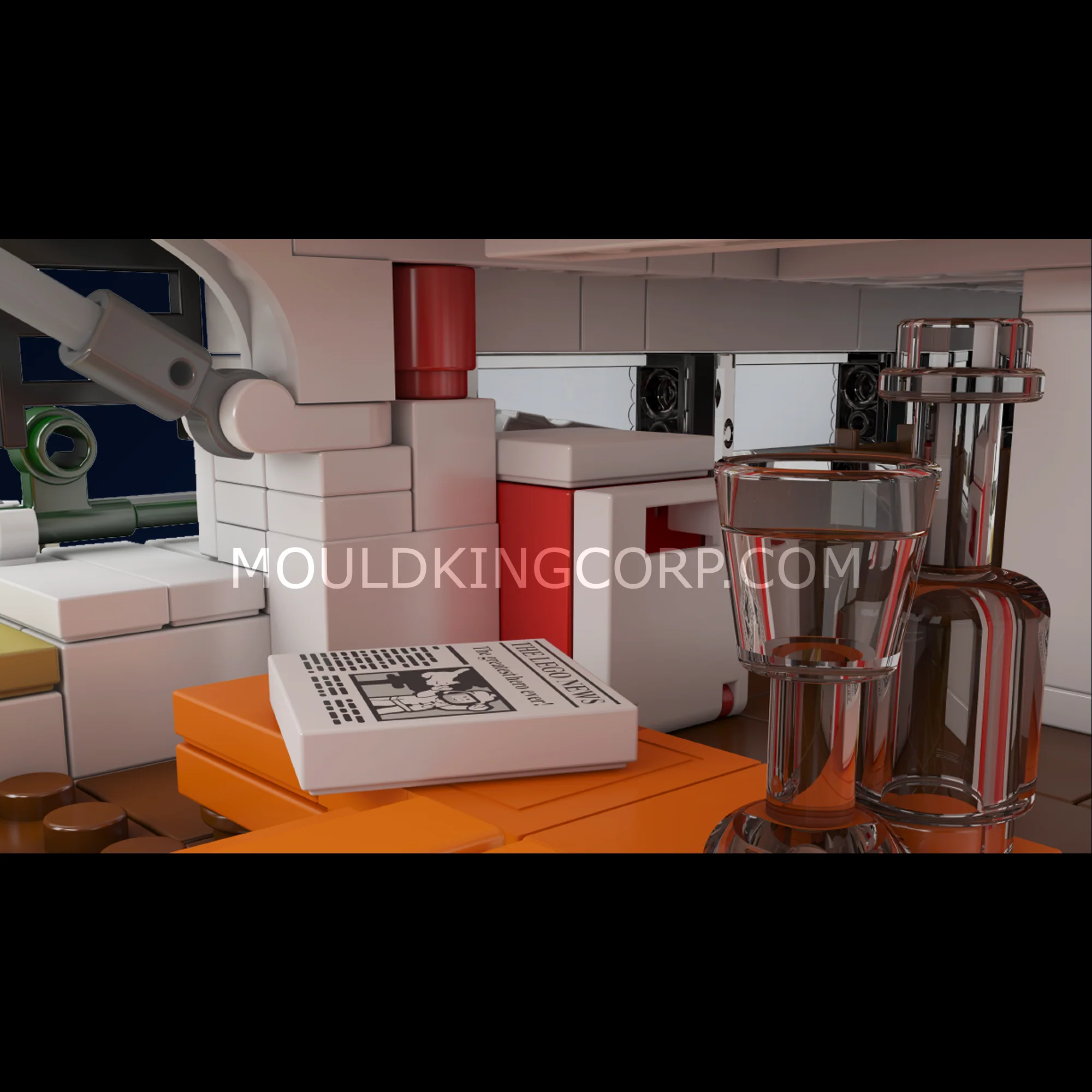 Mould King 10217 Catamaran Sailboat Model Building Set | 890 Pcs