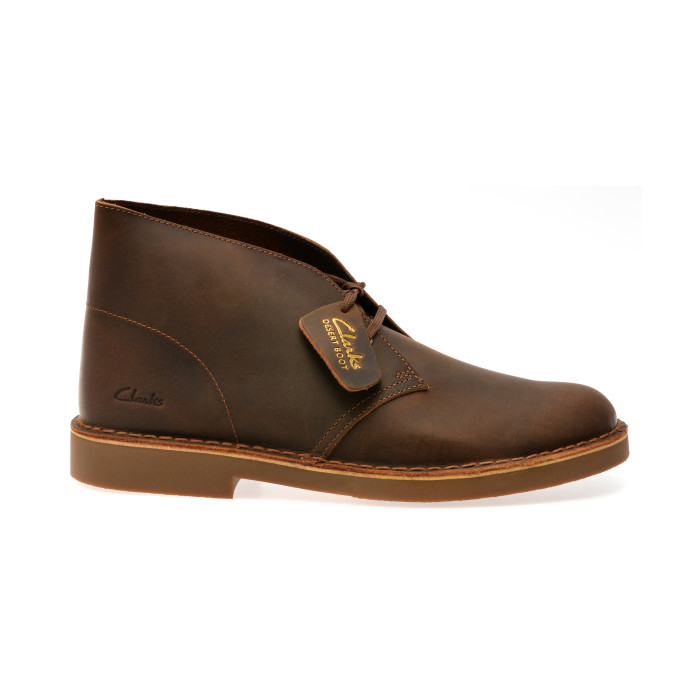 Ghete CLARKS maro, DESERT BT EVO, din piele naturala