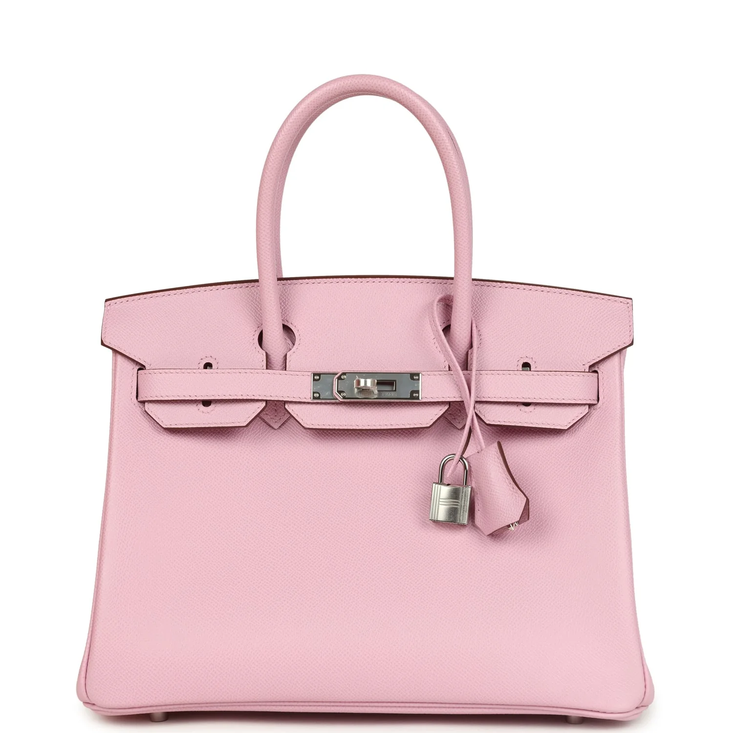 Hermes Birkin 30 Mauve Sylvestre Epsom Palladium Hardware