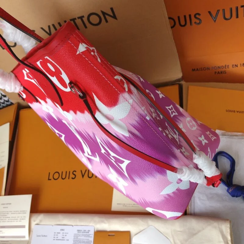 Louis Vuitton Escale Neverfull Mm M45127 Pink/Blue/Red