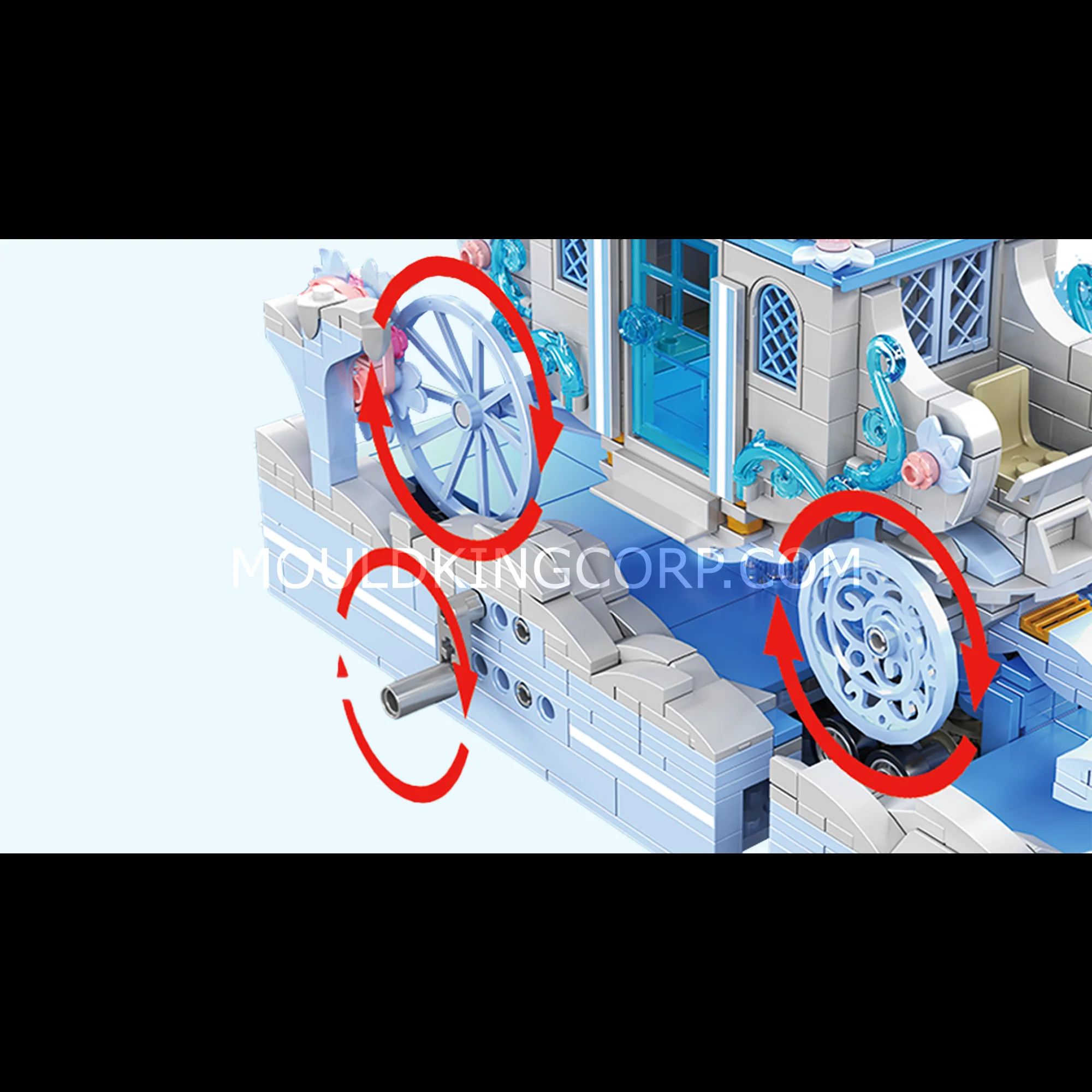 Mould King 10161 Snow White Carriage Building Set | 1,214 Pcs