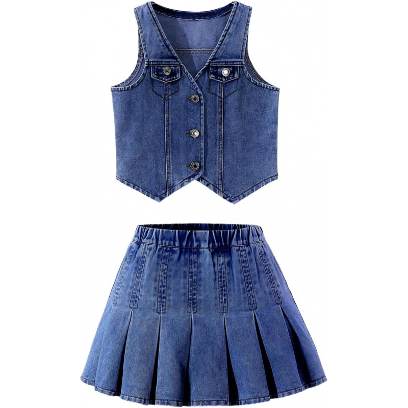 Girl's Two Piece Y2K Cute Outfits