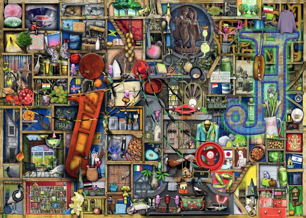 Colin Thompson Awesome Alphabet “I & J” 1000 Piece Puzzle