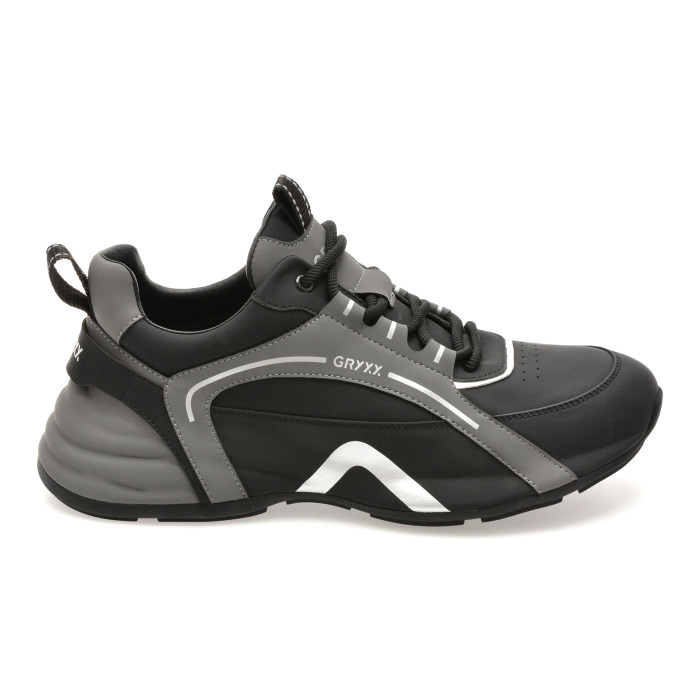 Pantofi sport GRYXX negri, 917063, din piele naturala