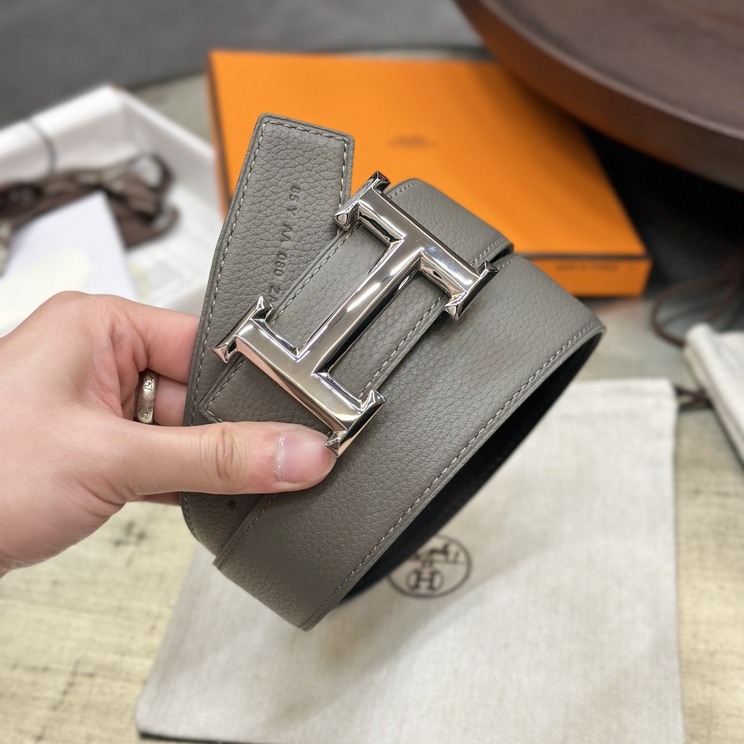 Hermes Men Belt Width 3.8cm