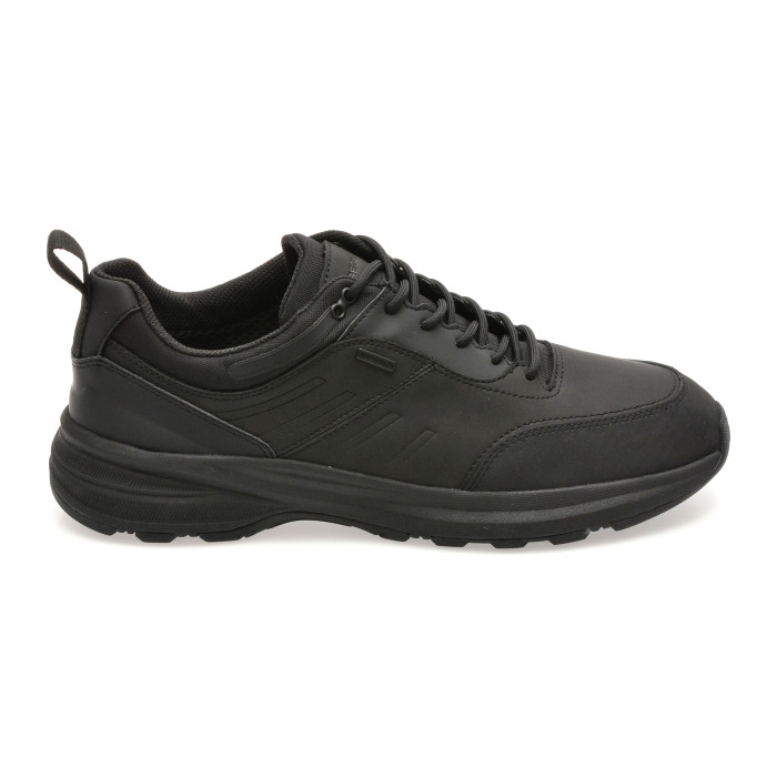 Pantofi sport GEOX negri, U56M2A, din piele ecologica