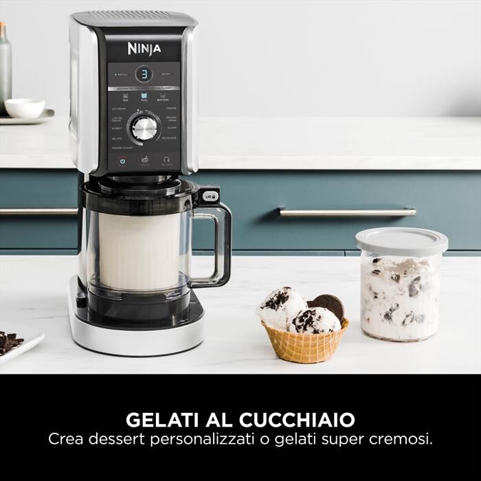 NINJA - Gelatiera CREAMI DELUXE NC502EU-Grigio
