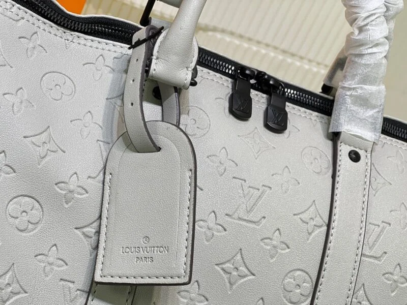 Louis Vuitton Keepall Bandouliere 50- Silver