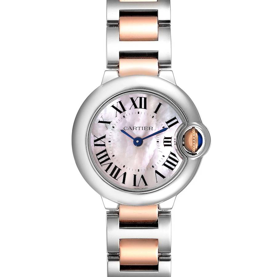 【Super Clone】BALLON BLEU Pink Mother of Pearl Dial 28mm