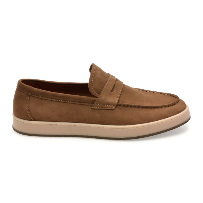 Mocasini OTTER maro, MU145, din nabuc