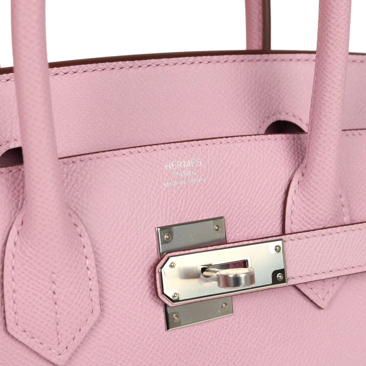Hermes Birkin 30 Mauve Sylvestre Epsom Palladium Hardware