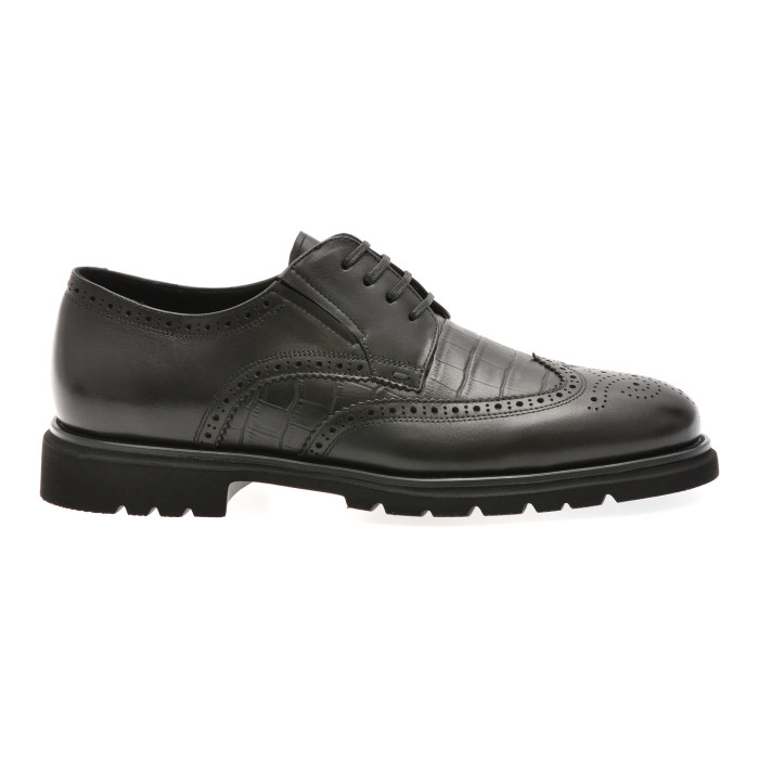 Pantofi eleganti EPICA negri, M296, din piele naturala