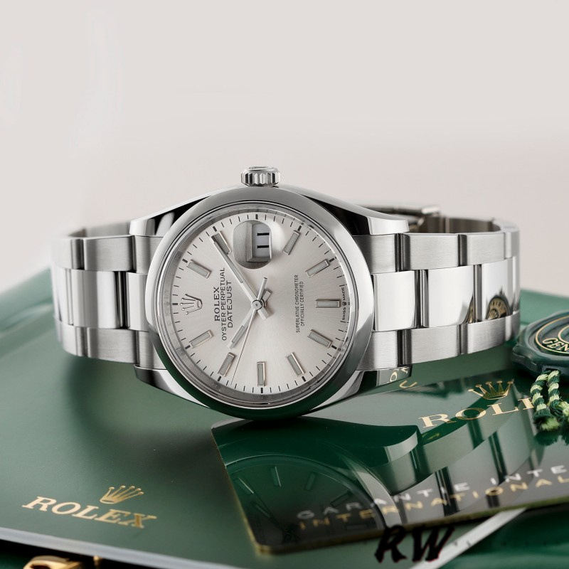 Rolex Datejust 126200 Stainless Steel Silver Index Dial 36MM Unisex Replica Watch