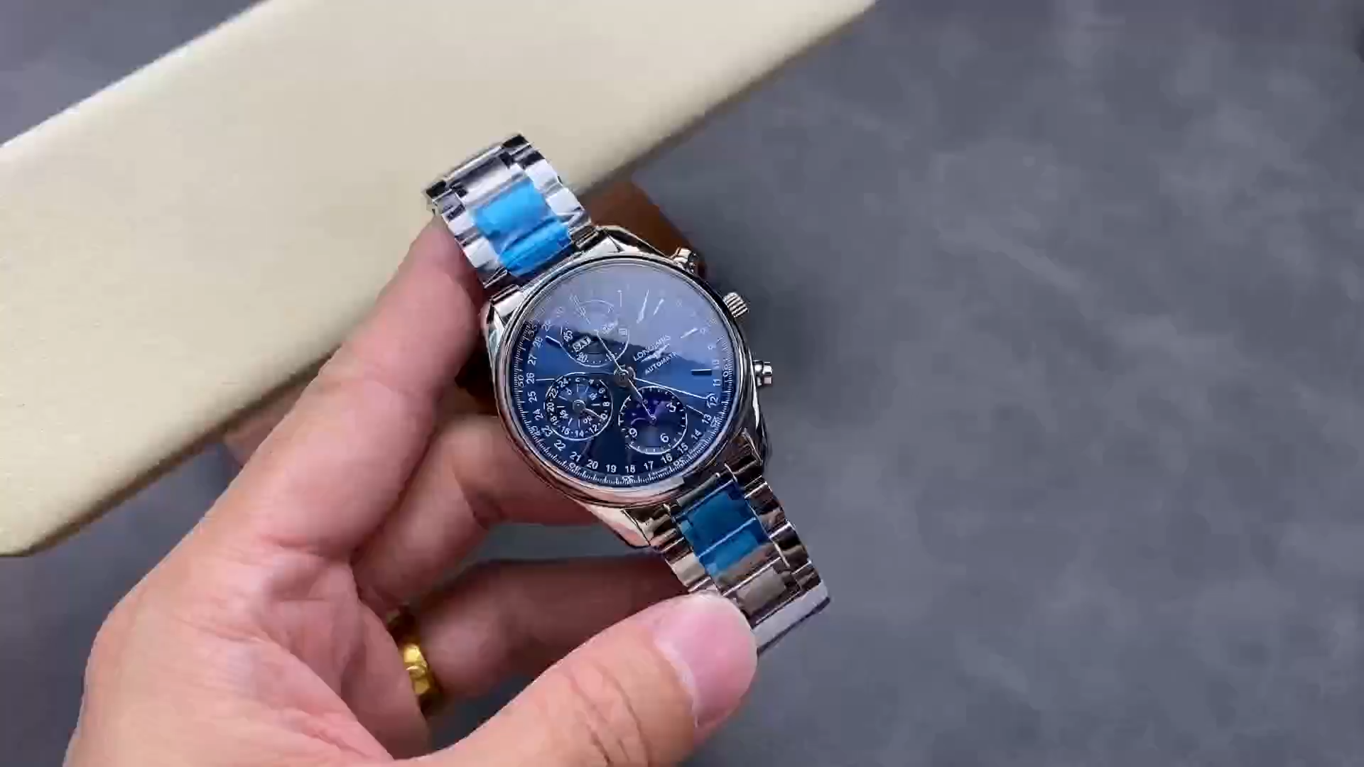 Longines L2.673.4.92.6 Master Collection 40 Stainless Steel 1:1 Clone Blue Dial