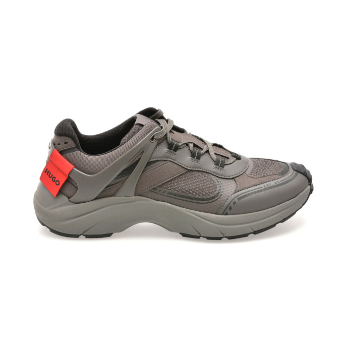 Pantofi sport HUGO gri, 8581, din material textil
