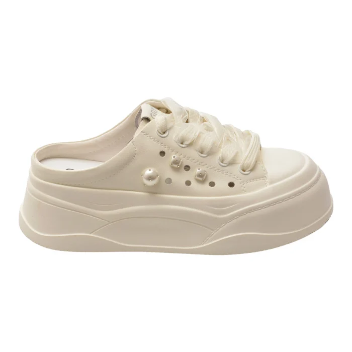 Pantofi sport GRYXX albi, C1926, din piele naturala