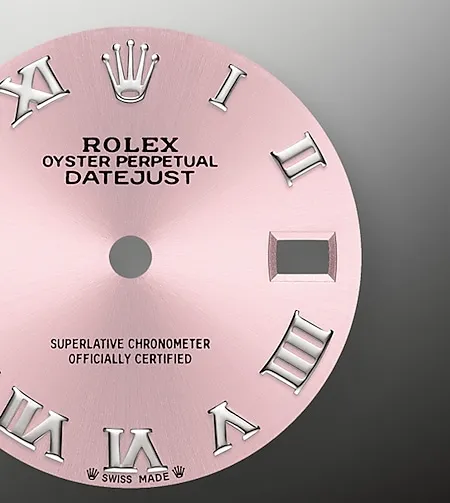 Classic watches LADY-DATEJUST Oyster, 28 mm, white gold and diamonds