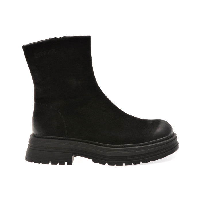 Ghete GRYXX negre, MX01419, din piele naturala