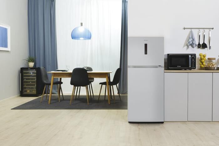 CANDY - Frigorifero 2 porte CDG5T717ES Classe E 410 lt-Argento