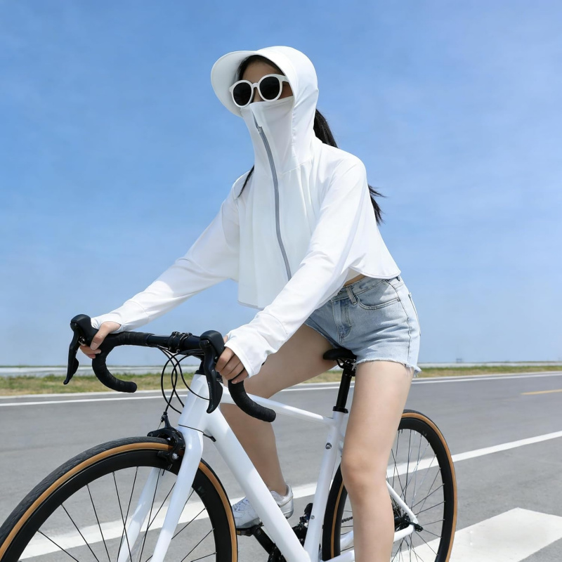 AURETOP Lightweight Sun-Protection-Tops Women Outdoor
