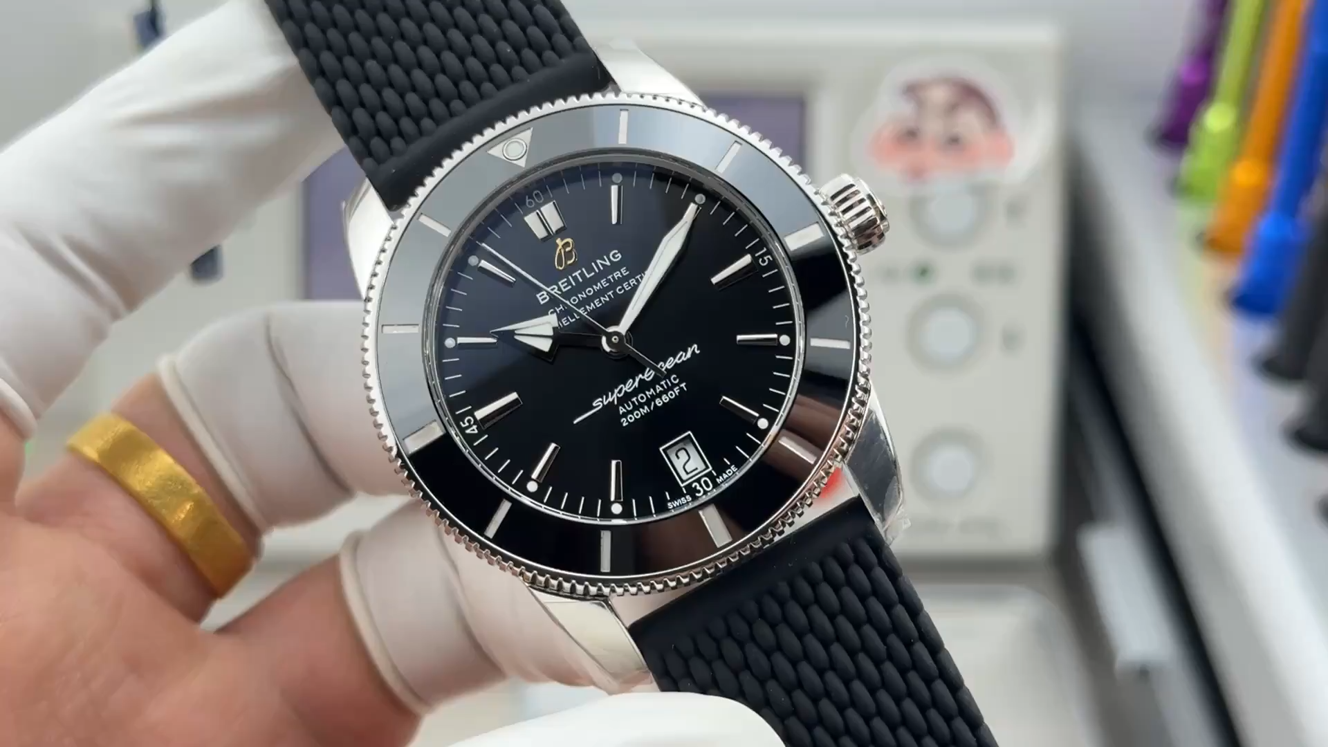 Breitling Superocean Heritage AB201012/BF73/278S/A20S.1 Automatic 42mm 1:1 Clone Rubber Strap