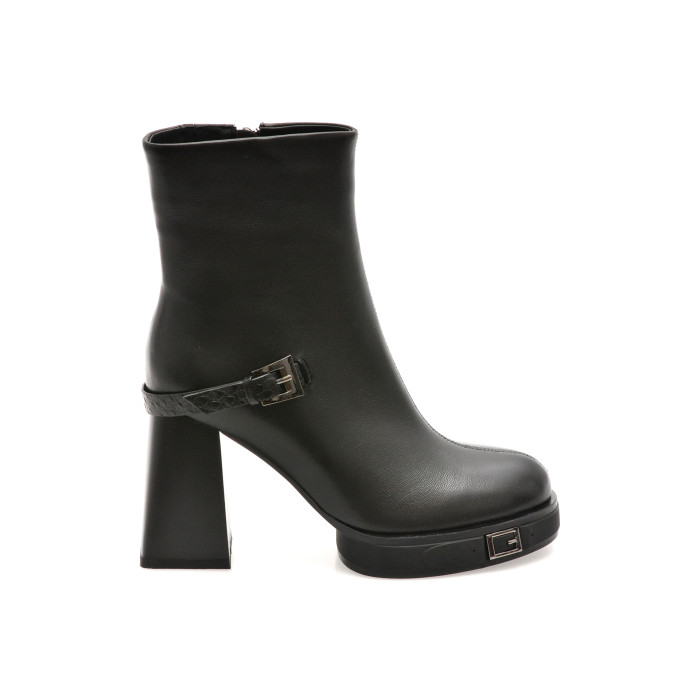 Botine EPICA negre, 202752, din piele naturala