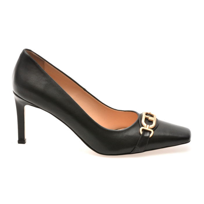 Pantofi eleganti EPICA negri, 6673504, din piele naturala
