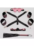 Bondage Boutique Seduce Me Lover's Bed Bondage Kit (6 Piece)