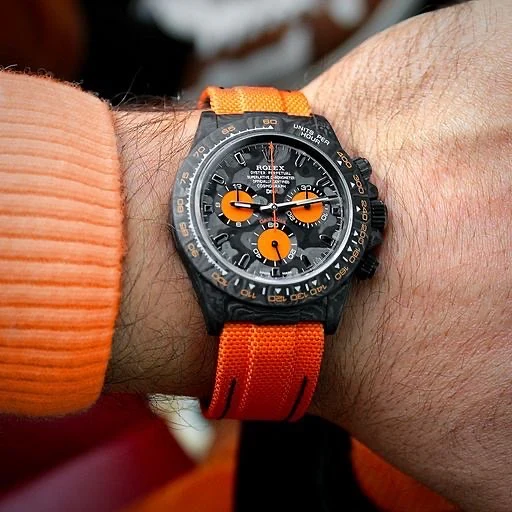 NTPT Carbon DiW Rolex Daytona “ORANGE EDITION