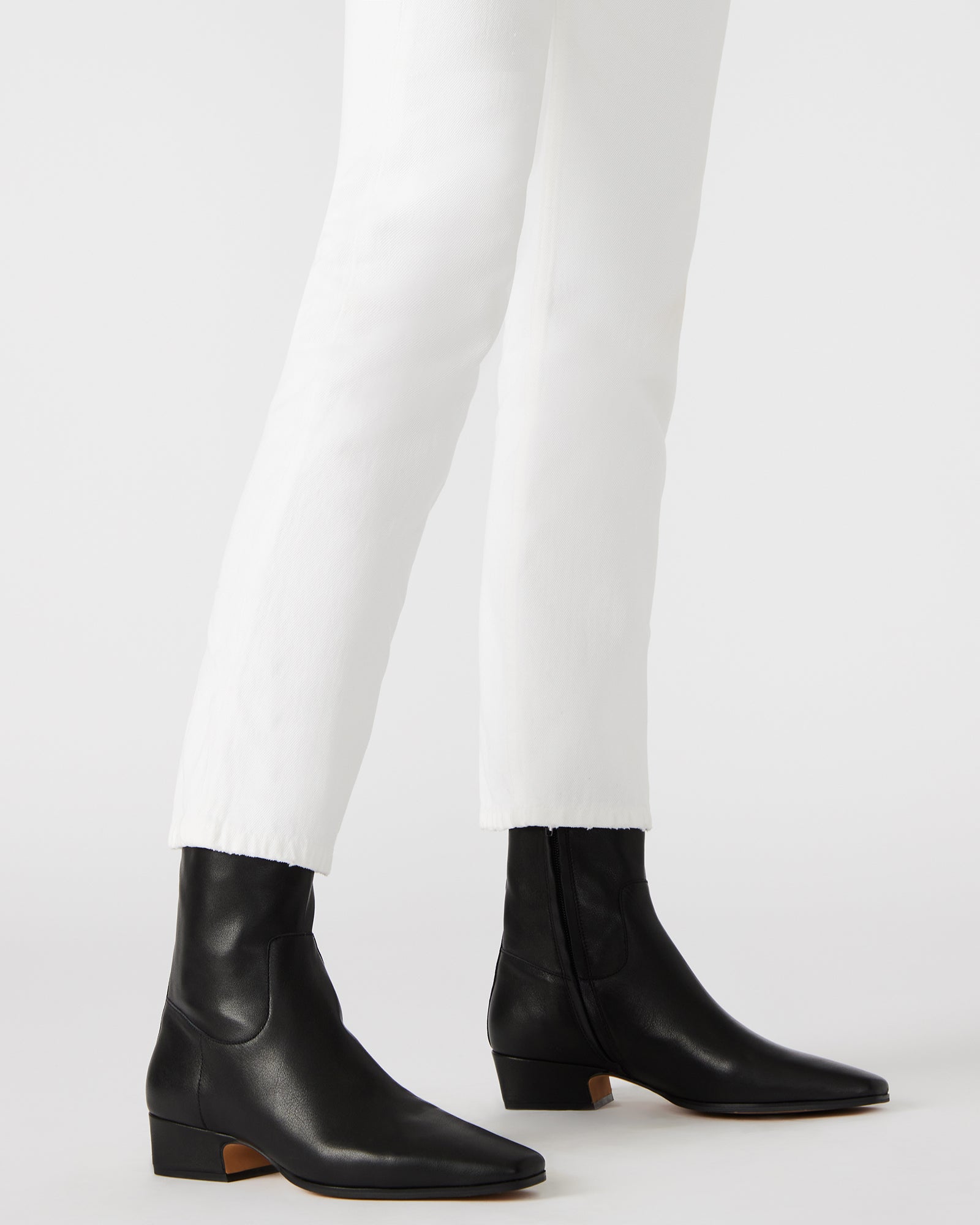 Dusty Black Leather