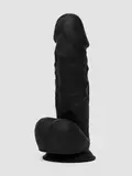 SILEXD Girthy Dual Density Black Realistic Silicone Dildo 8.5 Inch